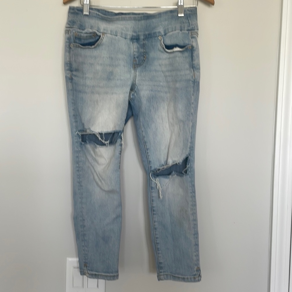Stitch Star Pull On Capri Sz S EUC